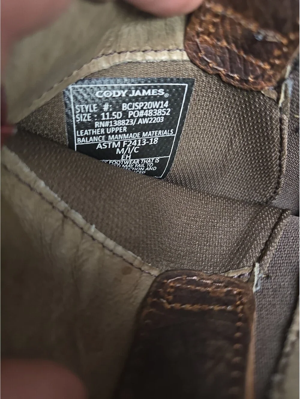 Cody James Men's 10